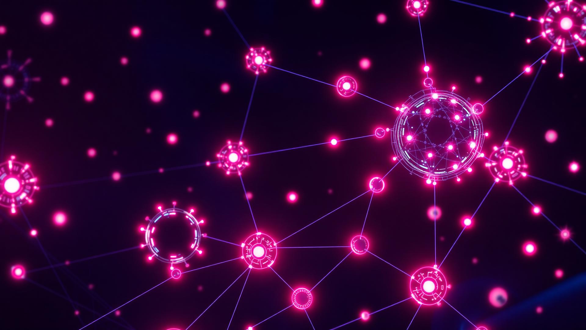 AI agents and intelligent automation neural network visualisation